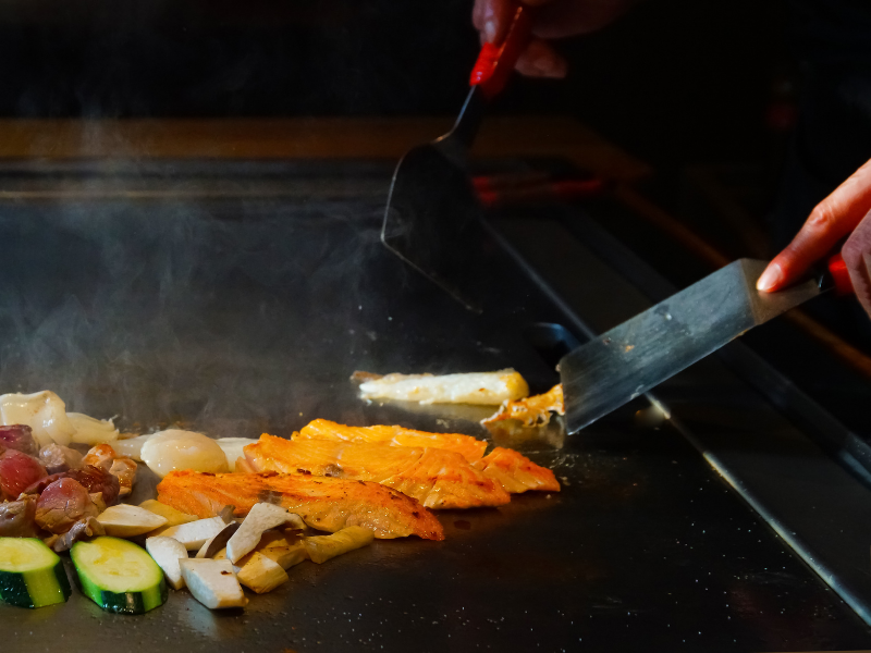 Teppanyaki Shrimp with Citrus Ponzu Sauce