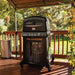 The pizza oven itself features two handles and the detachable base has four swivel wheels making it easy to move around your back patio.