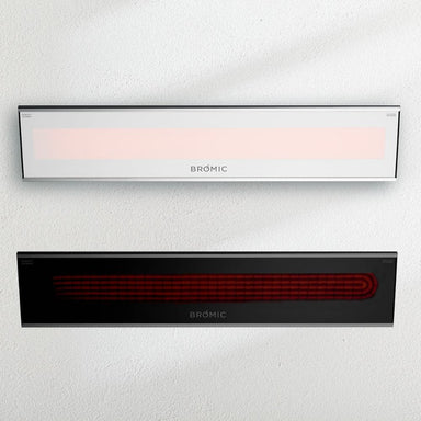 You found it. With its ultra-slim, high-quality 304 stainless steel chassis and Schott tinted ceramic-glass screens, the award-winning Platinum Smart-Heat™ Electric virtually disappears into its surroundings while delivering market-leading radiant heat output that will warm you and not the air – just like the sun.