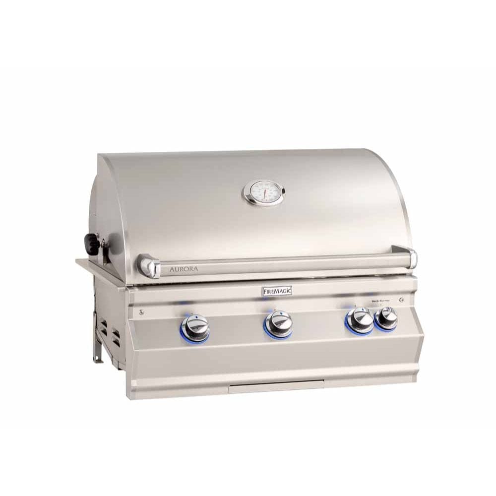 Aurora 30" Built-In Gas Grill with Analog Thermometer by Fire Magic