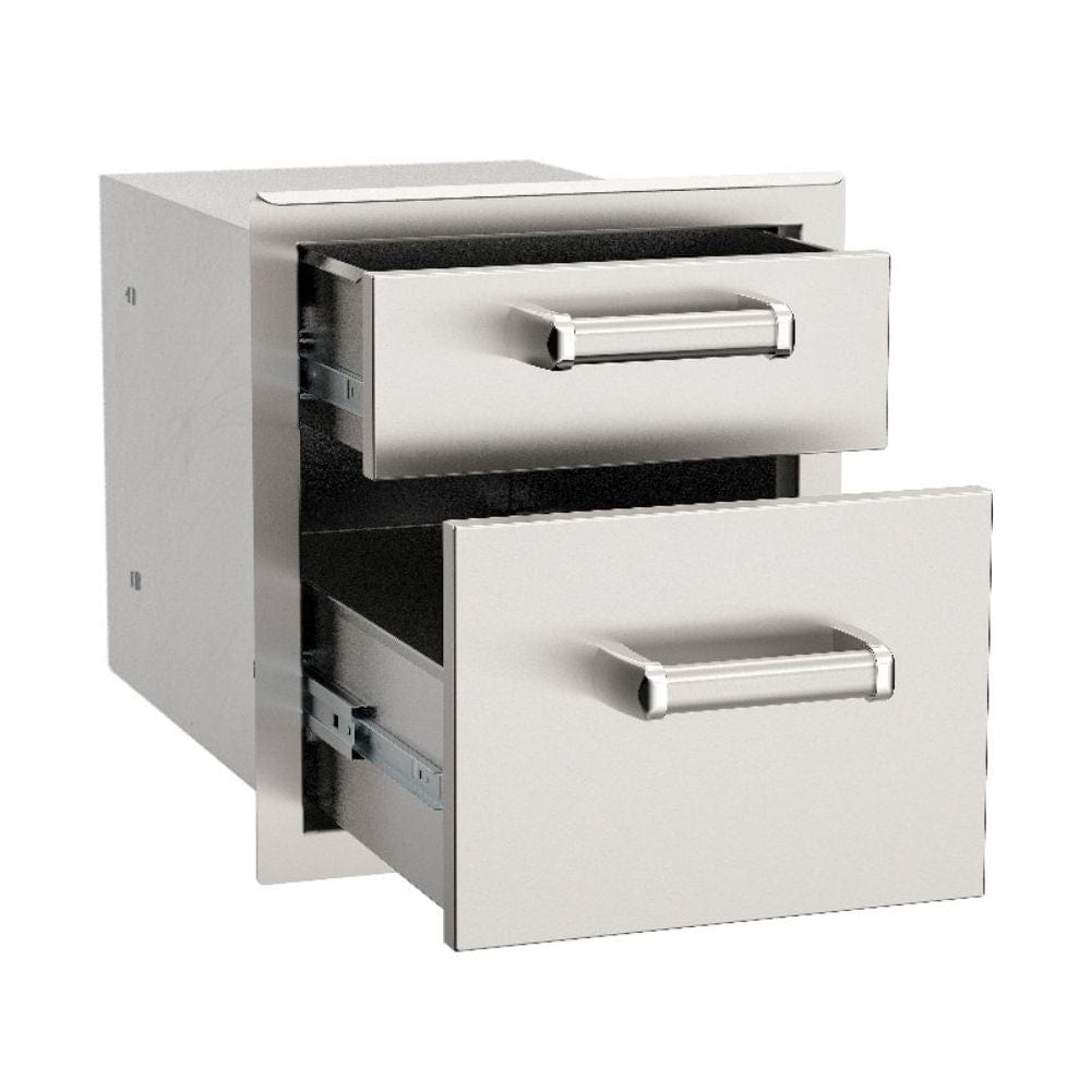 Fire Magic 14" Flush Mounted Double Access Drawer