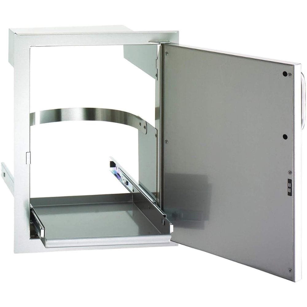 Fire Magic 14" Premium Flush Single Access Door w/ Tank Tray and Louvers, Right Hinged