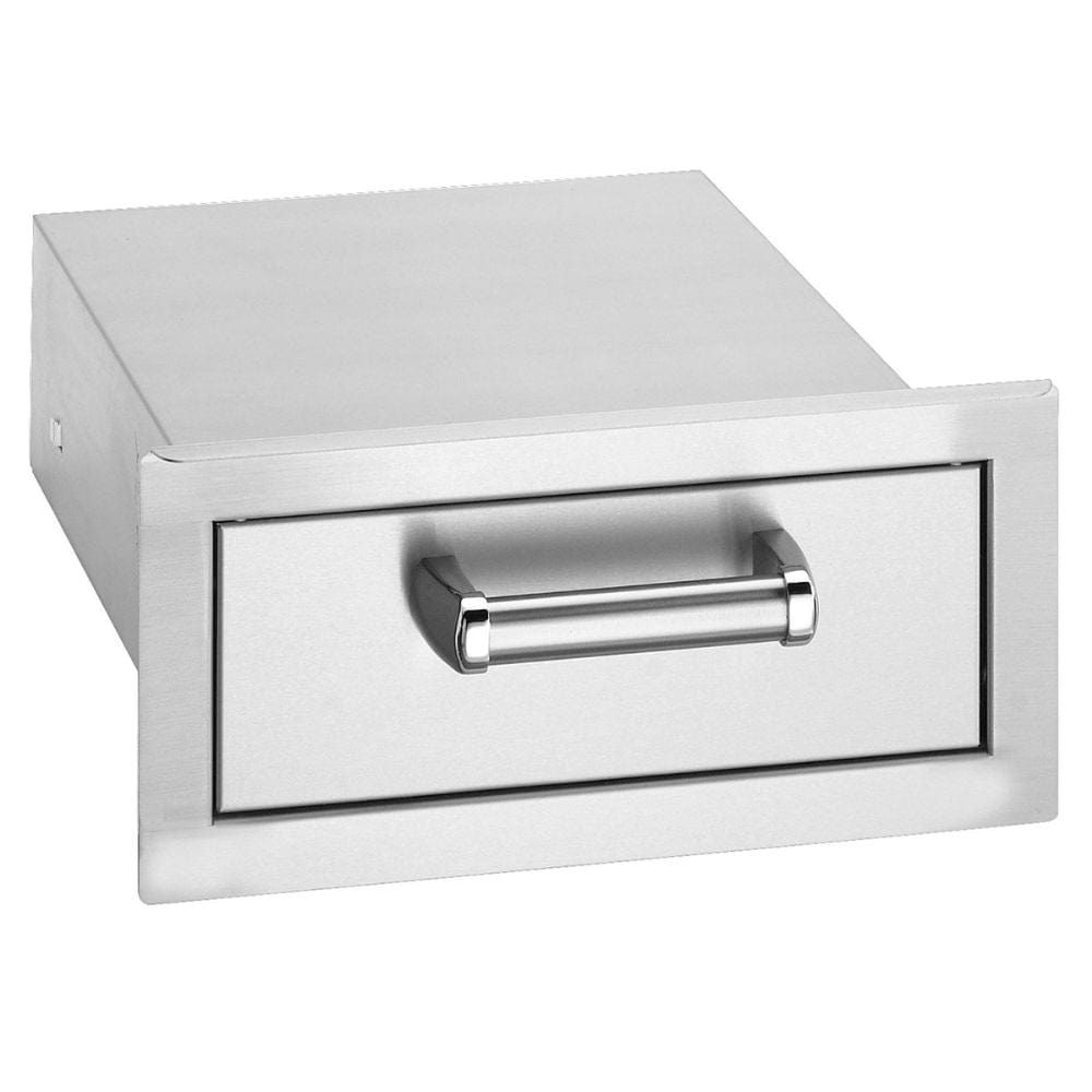 Fire Magic 53801SC Premium Flush Single Drawer, 14.5x5-Inch&nbsp;offers a high end access drawer option, a must have for your ultimate outdoor kitchen. 