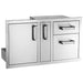 Fire Magic 53816SC Premium Flush Access Door with Platter Storage &amp; Double Drawers, 36x18-Inch&nbsp;offer a high end access door option, a must have for your ultimate outdoor kitchen. 