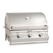 The most affordable line, Fire Magic Choice grills feature superior design and materials housed in an Aurora style grill with a simple satin stainless steel facade.