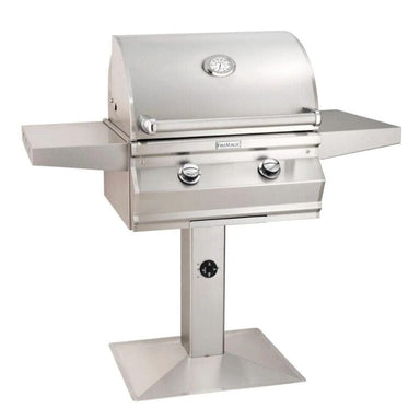 The Choice patio post mount grill offers a post look that can be set on, or bolted into, any patio or deck. 