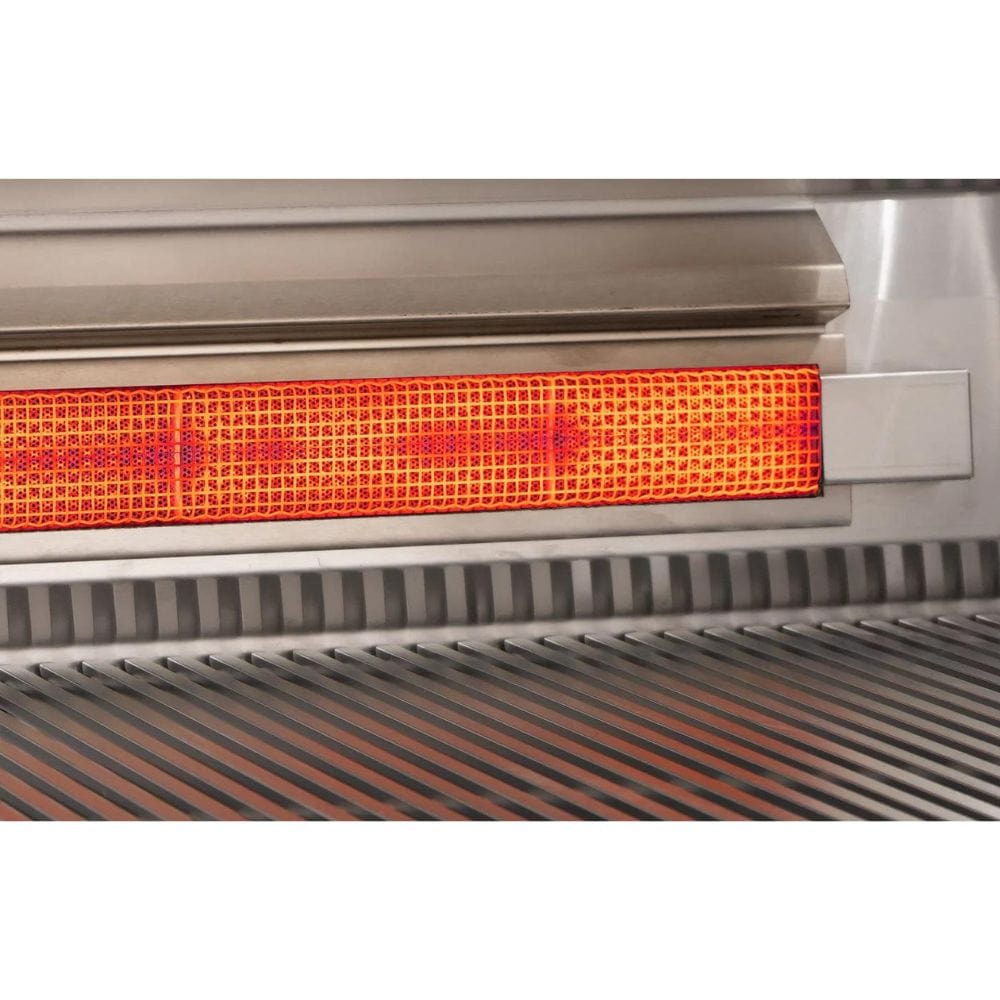 Recessed Infrared Backburner - The Fire Magic Infrared Backburner is a stainless steel mesh encased efficient ceramic system which provides much more BTU heat for quicker more efficient rotisserie grilling. It includes a Stainless Steel Cover to protect the back burner when not in use.