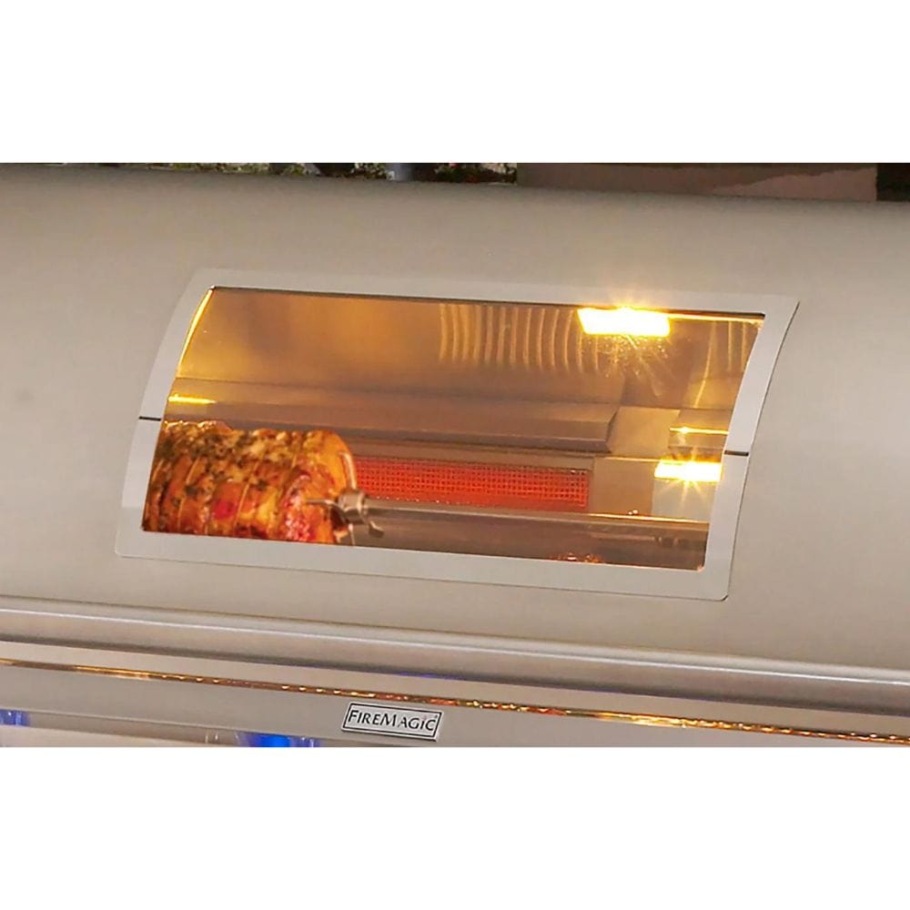 Optional Magic View Window - All Fire Magic Echelon grills and Aurora (A790 &amp; A660) Grills are offered with an optional Magic View Window, which allows you to monitor grilled foods without lifting the hood and losing valuable heat.