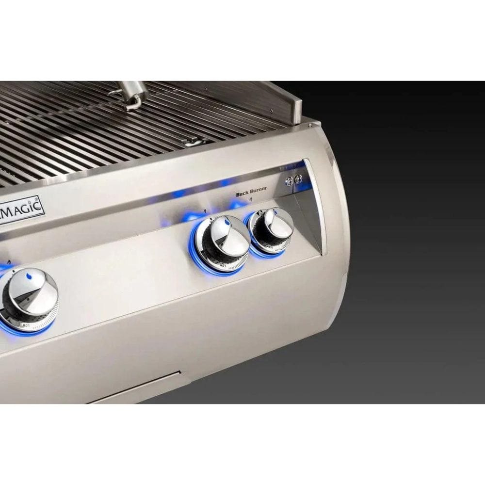 Fire Magic Echelon Diamond 36" Portable Grill w/ Infrared Backburner Analog Thermometer & Side Burner E790s