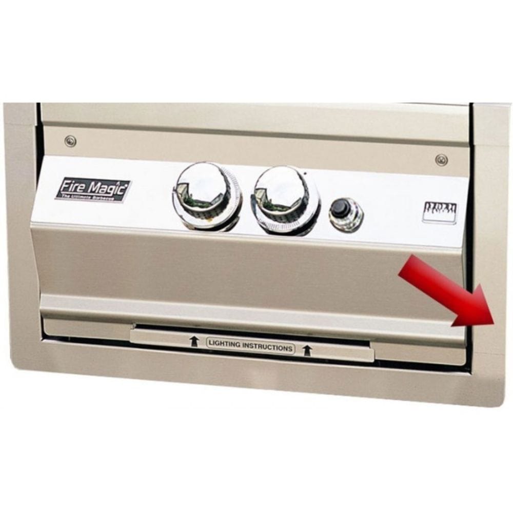 Fire Magic Power Burner and Built-In Double Sear Station Trim Kit