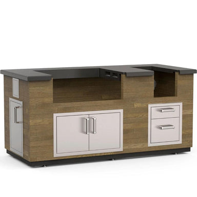 Constructed from durable Glass Fiber Reinforced Concrete (GFRC) and easily assembled on-site, our island bundles are specific packages for Fire Magic equipment and make a stunning outdoor kitchen. 