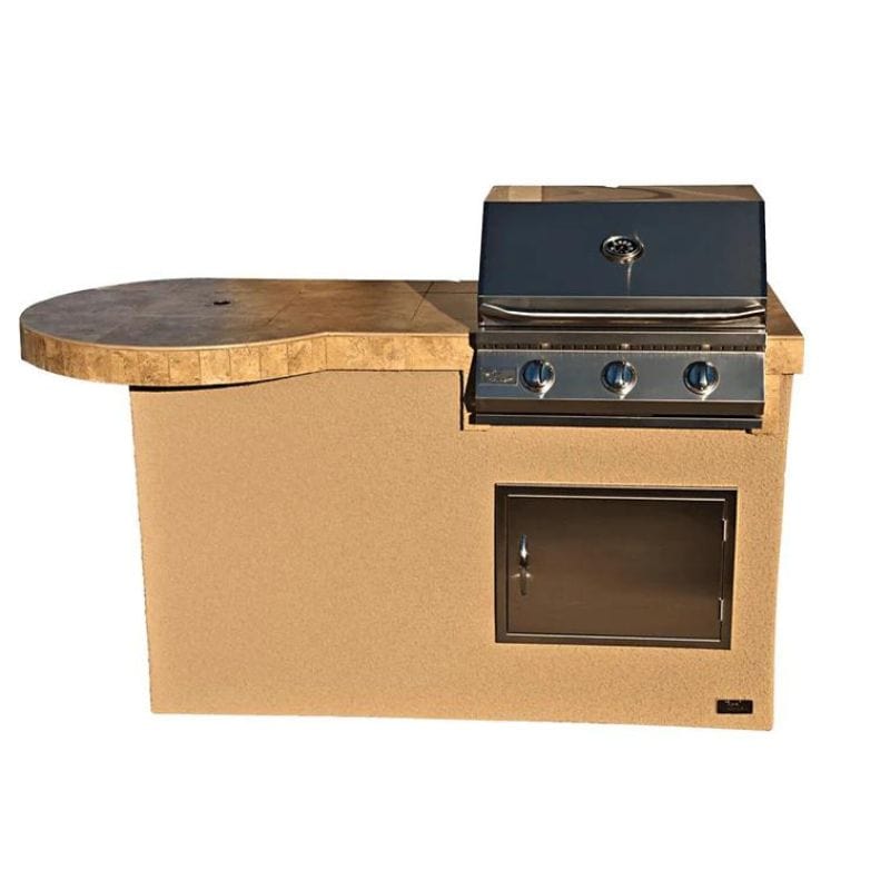 KoKoMo 6' Mini Maui Outdoor Kitchen BBQ Island Grill | MINIMAUI-R