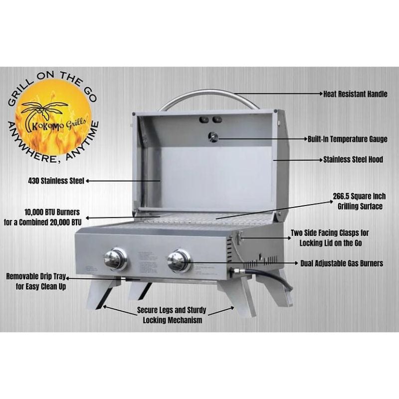 KoKoMo Portable Tabletop BBQ Grill