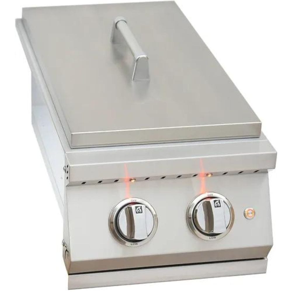 KoKoMo Professional Double Side Burner with removable cover