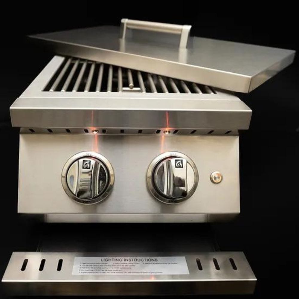 KoKoMo Professional Double Side Burner with removable cover