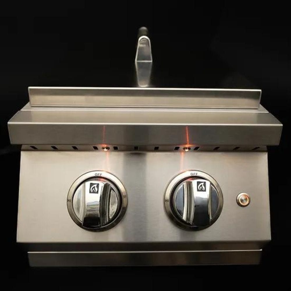 KoKoMo Professional Double Side Burner with removable cover