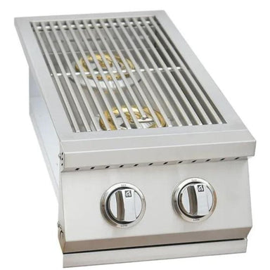 Built In Double Side Burner Stainless Steel with removable cover by KoKoMo | KO-BAK2BG