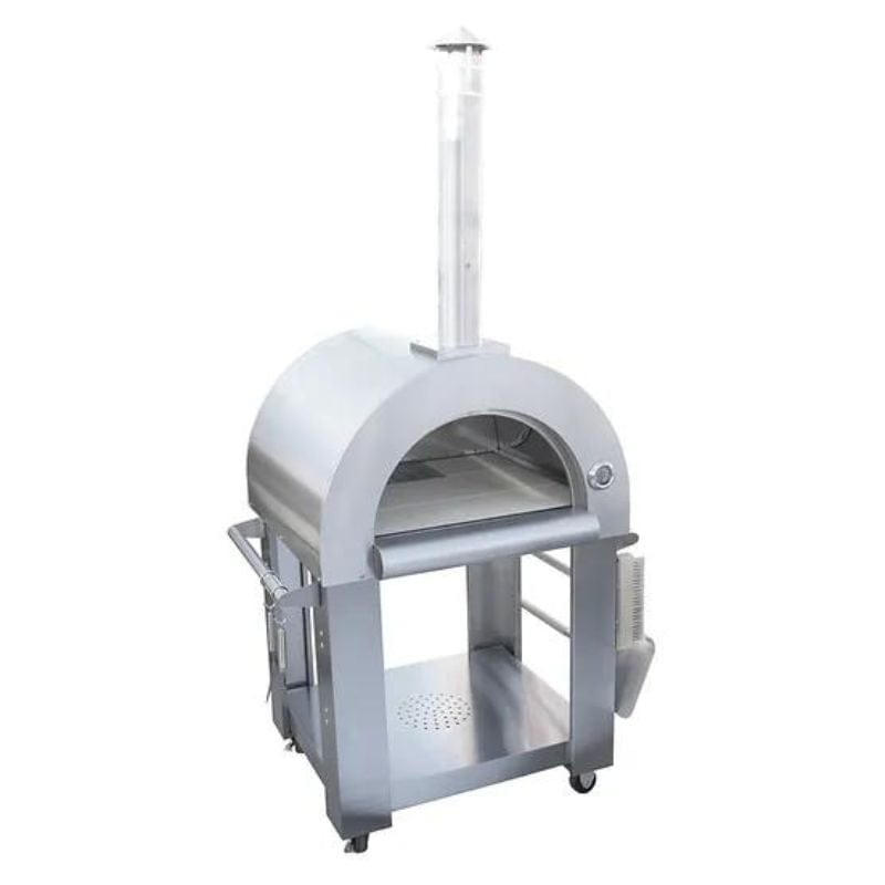 Kokomo Freestanding 32” Wood Fired Stainless Steel Pizza Oven