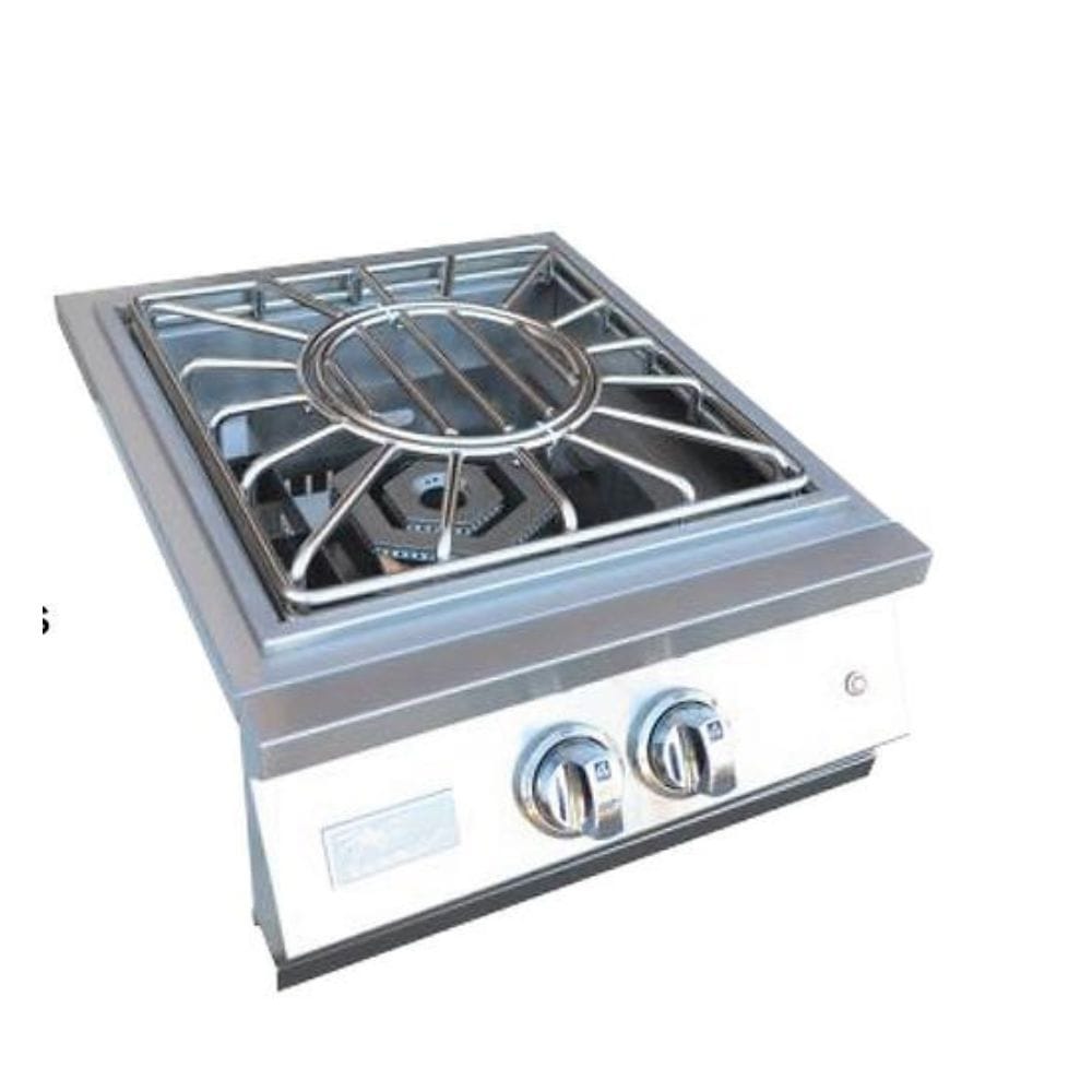 Professional Built-in Power Burner with Led Lights and Removable Grate by KoKoMo | KO-PRO-PB