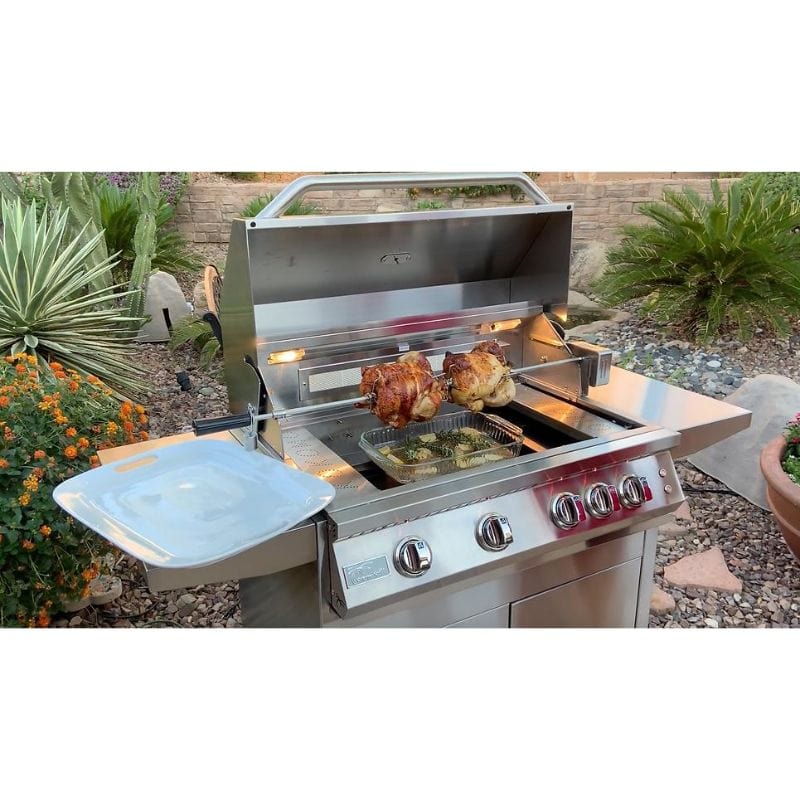 Kokomo Stainless Steel BBQ Grill Rotisserie Kits